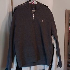 Polo 1/4 zip sweater size L